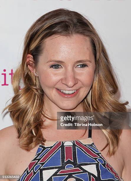 Beverley Mitchell attends the Big City Moms Host 'The Biggest Baby Shower Ever' at Skirball Cultural Center on March 1, 2016 in Los Angeles,...