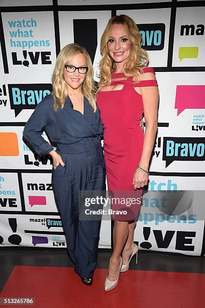 Pictured : Rachael Harris and Taylor Armstrong --