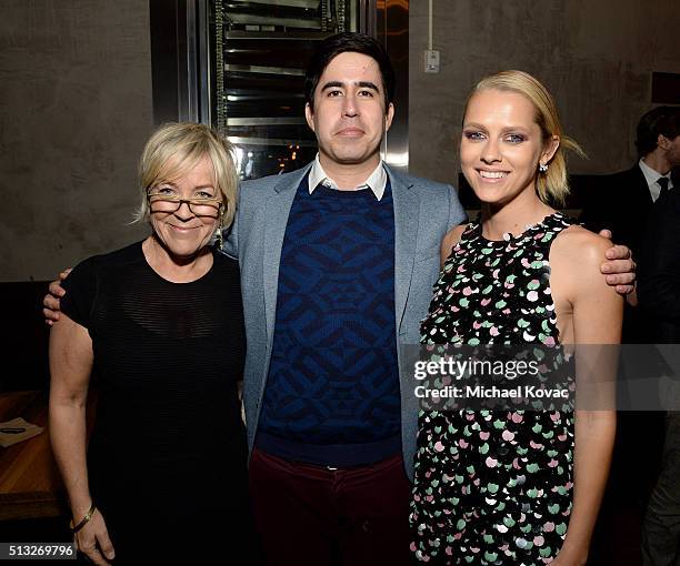 Producer Sarah Green, Broad Green Chief Creative Officer Daniel Hammond and actress Teresa Palmer attend the after party for the Los Angeles Premiere...