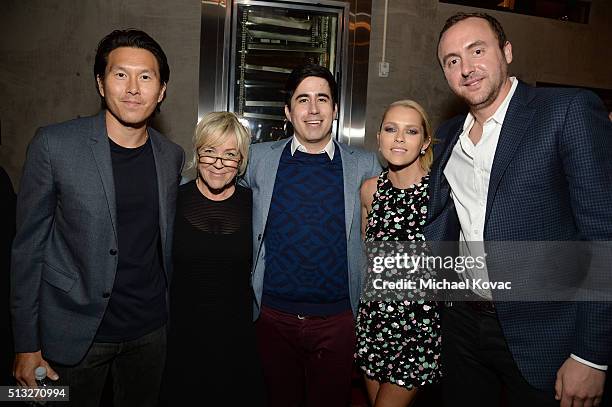 Producer Ken Kao, producer Sarah Green, Broad Green Chief Creative Officer Daniel Hammond, actress Teresa Palmer, and producer Nicolas Gonda attend...