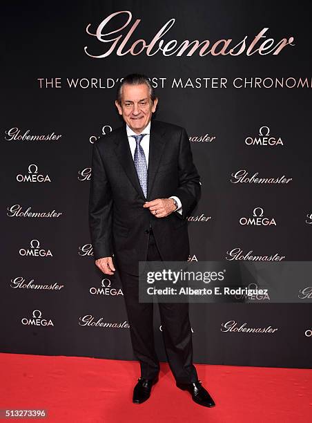 President and CEO Stephen Urquhart attends the launch of the Globemaster, the worlds first master chronometer, hosted by OMEGA and brand ambassador...