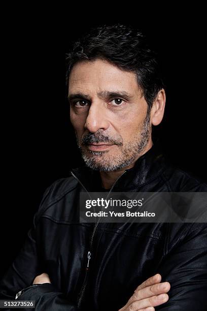 Actor Pascal Elbe is photographed for Self Assignment on December 29, 2015 in Paris, France.