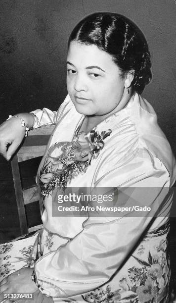 Portrait of community organizer and director of Friendly Neighborhood House Gladys Churchman, Newark, New Jersey, 1955.