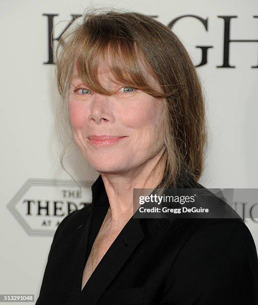 Actress Sissy Spacek arrives at the premiere of Broad Green Pictures' "Knight Of Cups" on March 1, 2016 in Los Angeles, California.