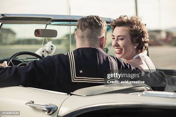 1950s drive in movie theater date - 1950 2016 stock pictures, royalty-free photos & images