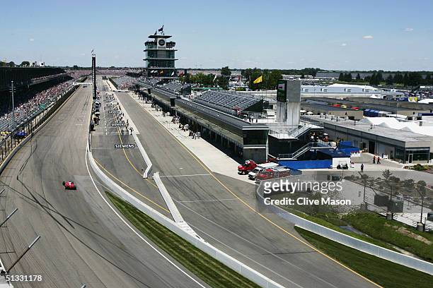 General view during the United States F1 Grand Prix at the Indianapolis Motor Speedway Circuit on June 20 in Indianapolis, Indiana.