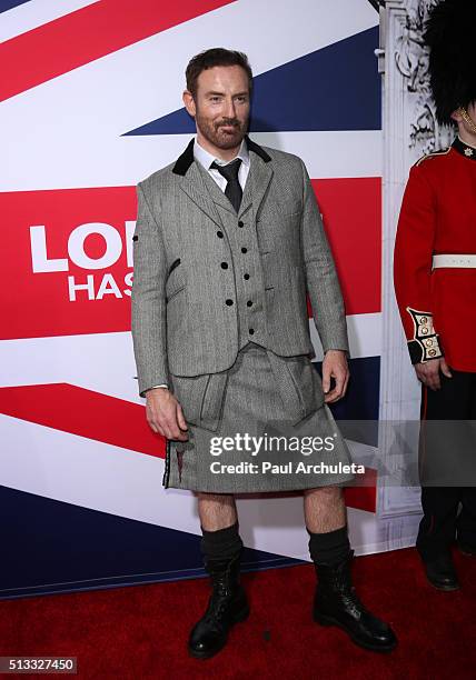 Actor Bryan Larkin attends the premiere of "London Has Fallen" at ArcLight Cinemas Cinerama Dome on March 1, 2016 in Hollywood, California.