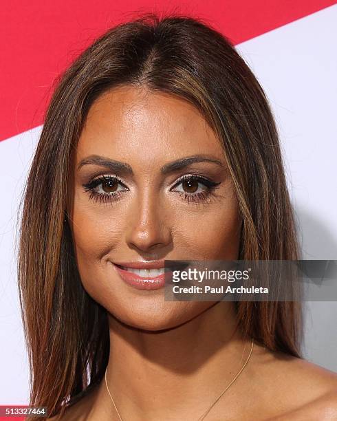 Actress Katie Cleary attends the premiere of "London Has Fallen" at ArcLight Cinemas Cinerama Dome on March 1, 2016 in Hollywood, California.