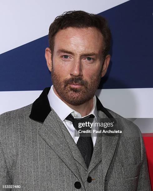 Actor Bryan Larkin attends the premiere of "London Has Fallen" at ArcLight Cinemas Cinerama Dome on March 1, 2016 in Hollywood, California.