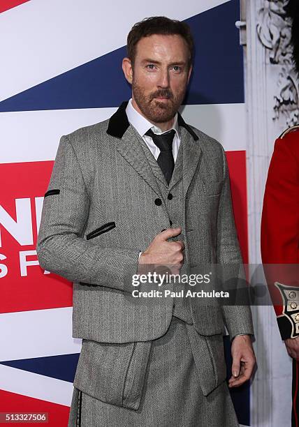 Actor Bryan Larkin attends the premiere of "London Has Fallen" at ArcLight Cinemas Cinerama Dome on March 1, 2016 in Hollywood, California.