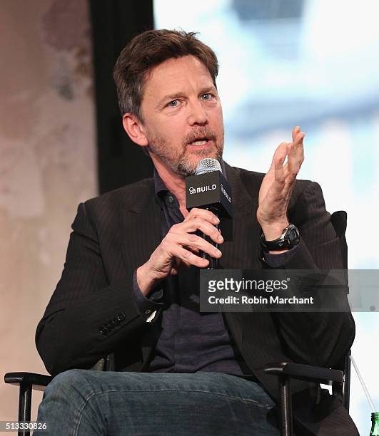 Actor Andrew McCarthy attends AOL Build Presents: "The Family" at AOL Studios In New York on March 2, 2016 in New York City.