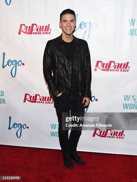 YouTuber Raymond Braun arrives at the premiere of Logo's "RuPaul's Drag Race" Season 8 at The Mayan Theater on March 1, 2016 in Los Angeles,...