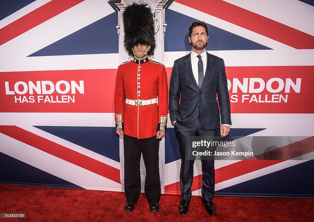 Premiere Of Focus Features' "London Has Fallen" - Arrivals