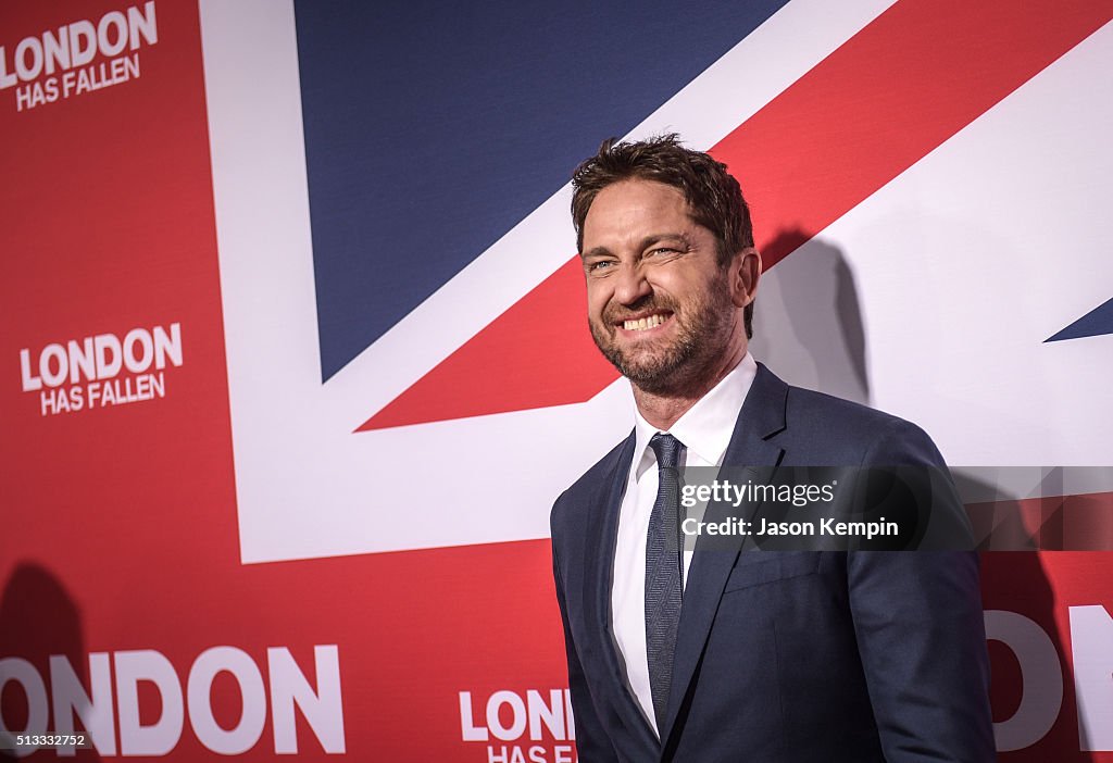 Premiere Of Focus Features' "London Has Fallen" - Arrivals