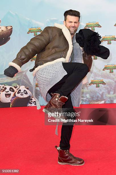 Jay Khan attends the German premiere of the film 'Kung Fu Panda 3' at Zoo Palast on March 2, 2016 in Berlin, Germany.