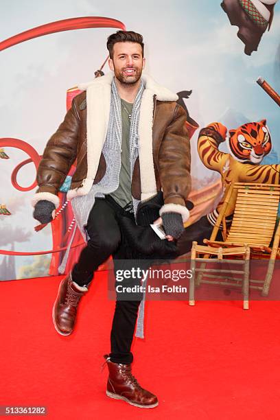 Jay Khan attends the 'Kung Fu Panda 3' German Premiere at Zoo Palace on March 02, 2016 in Berlin, Germany.