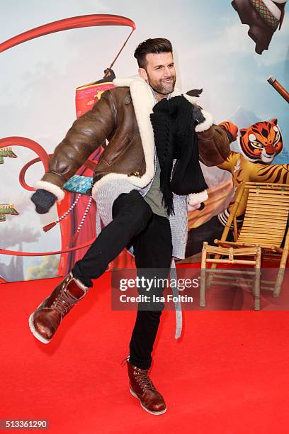 Jay Khan attends the 'Kung Fu Panda 3' German Premiere at Zoo Palace on March 02, 2016 in Berlin, Germany.