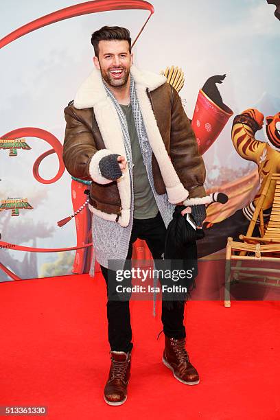 Jay Khan attends the 'Kung Fu Panda 3' German Premiere at Zoo Palace on March 02, 2016 in Berlin, Germany.