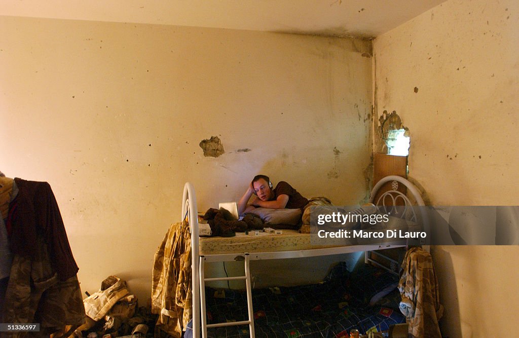 British Troops Living In Basrah