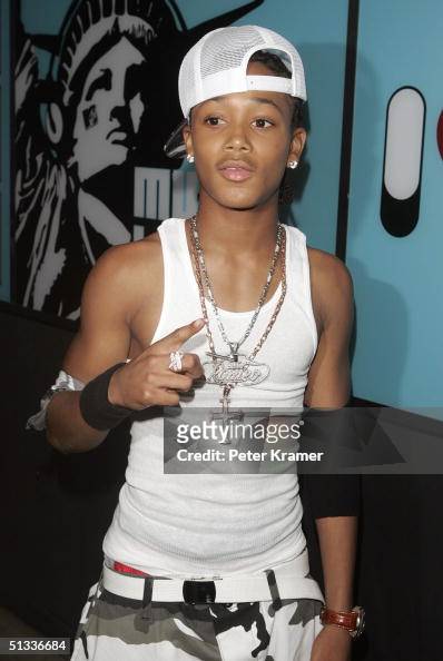 Rapper Lil' Romeo appears backstage during MTV's Total Request Live ...