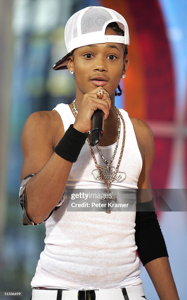 Rapper Lil' Romeo appears on MTV's Total Request Live at MTV Times ...