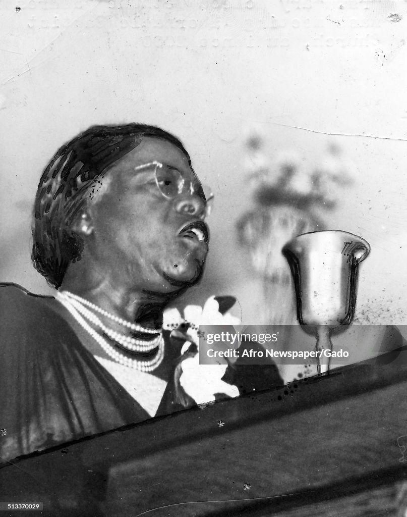 Mary Mcleod Bethune Speaking