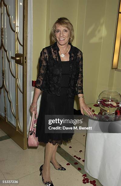 Ester Rantzen attends the Bruce Oldfield book launch party at The Ballroom, Claridge's on September 22, 2004 in London.