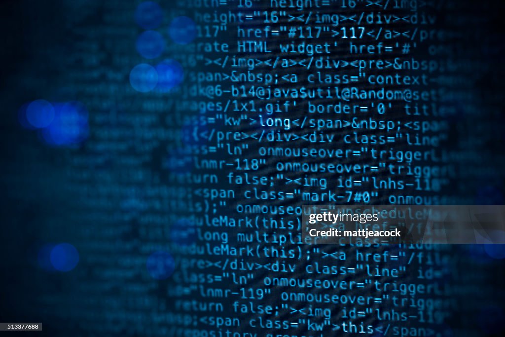 Lines Of Digital Data Code High-Res Vector Graphic - Getty Images