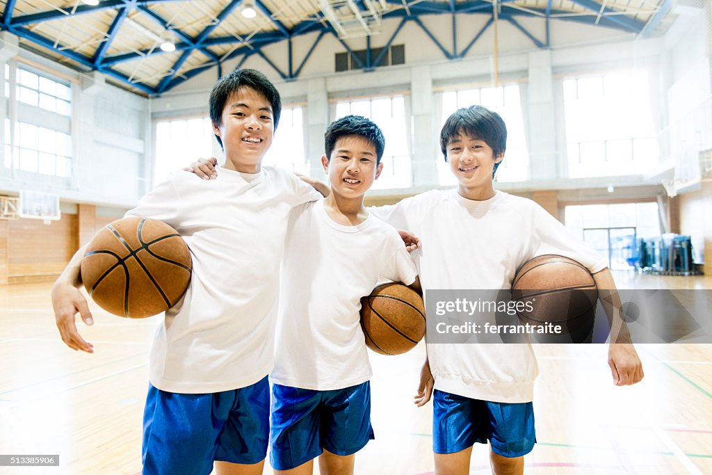 Giapponese squadra di basket