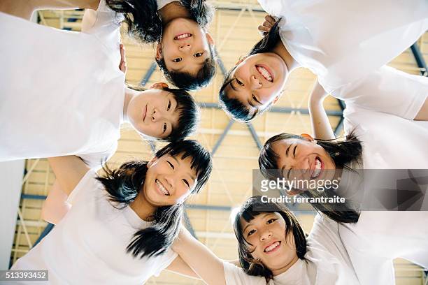 日本の女子学生選べる - team event ストックフォトと画像