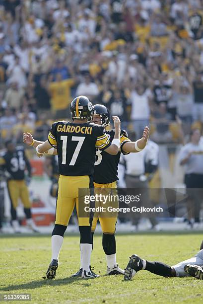 Jeff Reed Kick 63 Kicker Chris Gardocki Stock Photos, High-Res Pictures, and Images ...