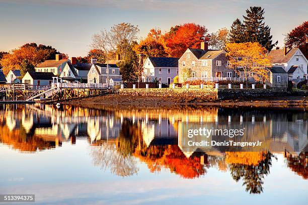 autumn in portsmouth, new hampshire - new hampshire bildbanksfoton och bilder