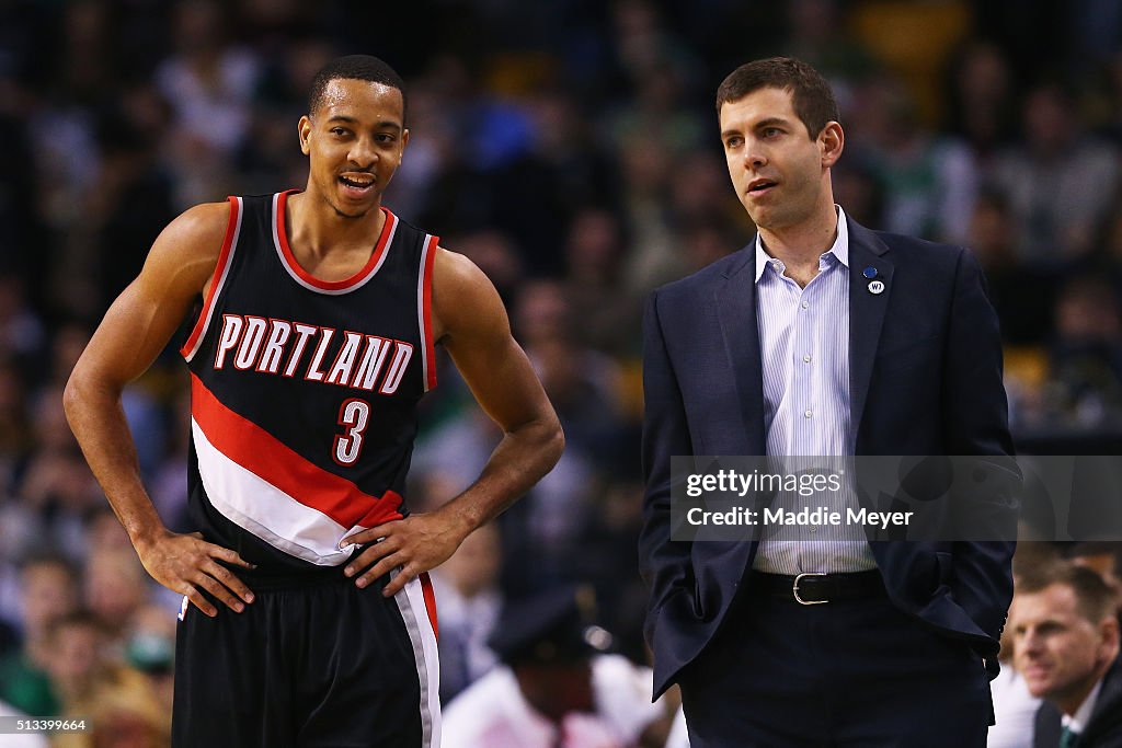 Portland Trail Blazers v Boston Celtics