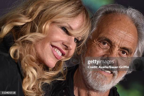 Actor Tommy Chong and Shelby Chong arrive at the premiere of Walt Disney Animation Studios' 'Zootopia' at the El Capitan Theatre on February 17, 2016...