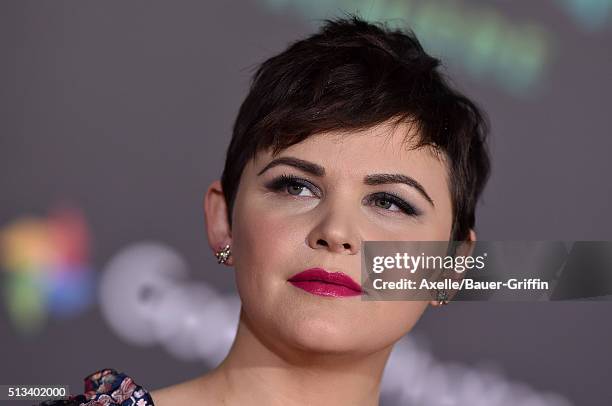 Actress Ginnifer Goodwin arrives at the premiere of Walt Disney Animation Studios' 'Zootopia' at the El Capitan Theatre on February 17, 2016 in...