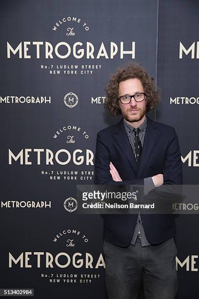 Filmmaker Alexander Olch attends the Metrograph opening night at Metrograph on March 2, 2016 in New York City.