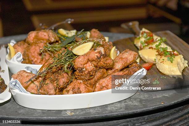 Food on display at a Tribute Dinner Honoring Jonathan Waxman, Rob Sands and Richard Sands With Master Of Ceremonies Tom Colicchio Presented By Bank...