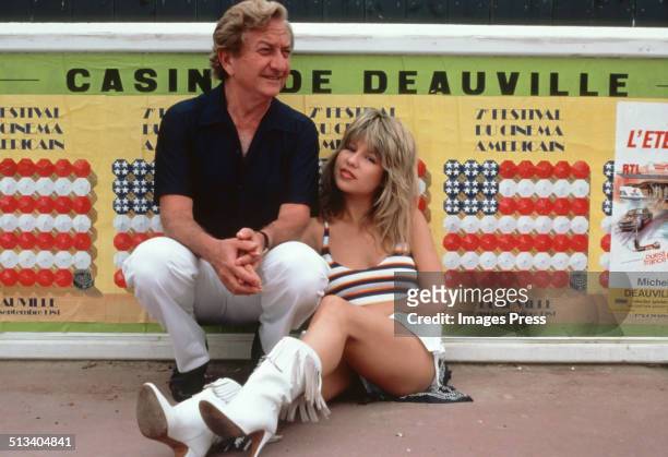 Pia Zadora and Meshulam Riklis during the 7th Annual Deauville American Film Festival circa 1981 in Deauville, France.