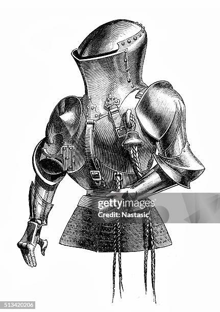 jousting armor - helmet visor stock illustrations