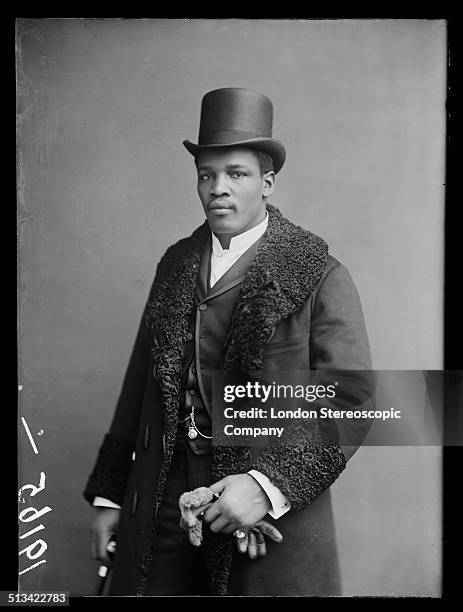 Caribbean-born bare-knuckle boxer Peter Jackson , 2nd December 1889. The descendant of a freed slave, he was born on the island of Saint Croix in the...