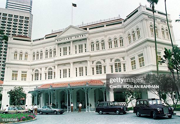 This photo dated June 1992 shows the Raffles Hotel in Singapore. Singapore based Raffles Holdings Ltd., whose flagship is the prestigious Raffles...