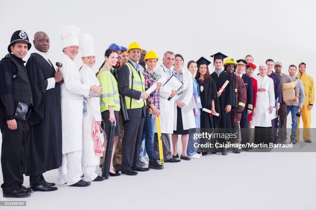 Portrait de travailleurs diversifiés