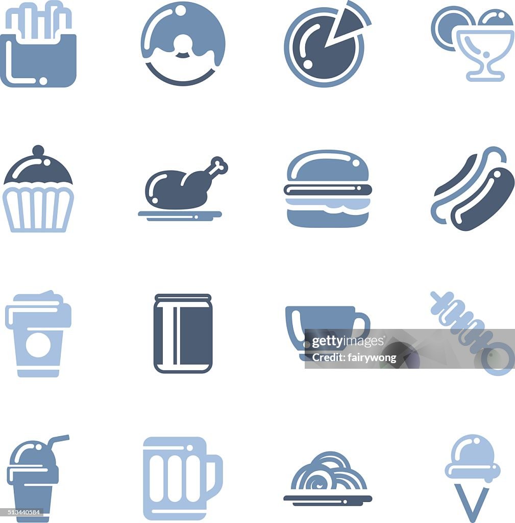 Fast food icons
