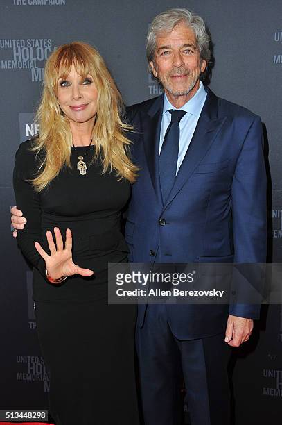 Actress Rosanna Arquette and husband Todd Morgan attend the 2016 Los Angeles Dinner: What You Do Matters presented by the United States Holocaust...
