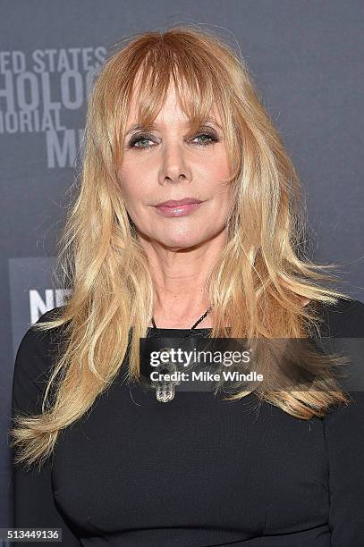Rosanna Arquette attends the United States Holocaust Memorial Museum presents 2016 Los Angeles Dinner: What You Do Matters at The Beverly Hilton...
