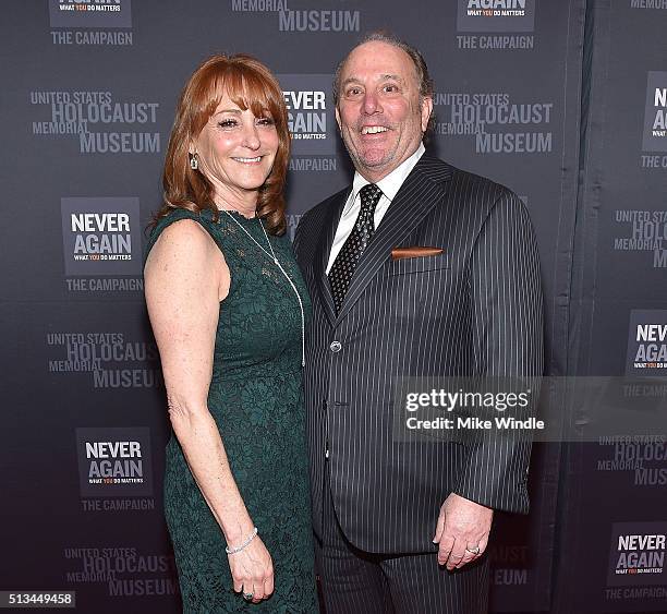 Linda Rubin and Tony Rubin attend the United States Holocaust Memorial Museum presents 2016 Los Angeles Dinner: What You Do Matters at The Beverly...