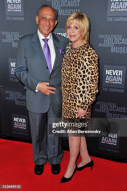 Former mayor of Beverly Hills Jimmy Delshad and wife Lonnie Delshad attend the 2016 Los Angeles Dinner: What You Do Matters presented by the United...
