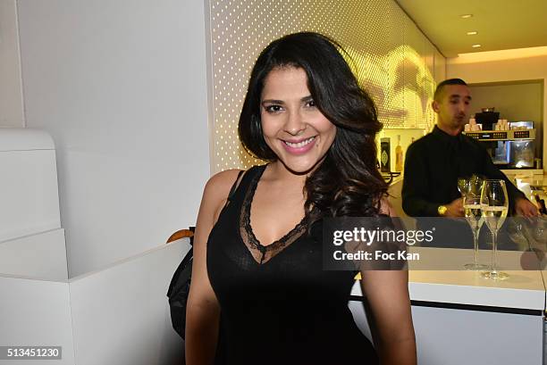 Gyselle Soares attends the Christophe Guillarme show as part of the Paris Fashion Week Womenswear Fall/Winter 2016/2017 on March 2, 2016 in Paris,...