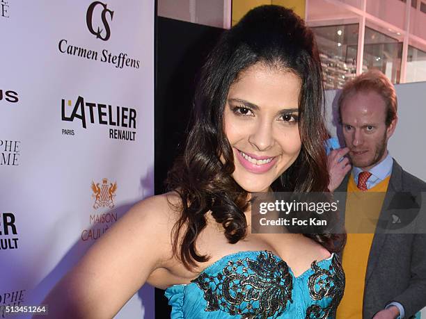 Gyselle Soares attends the Christophe Guillarme show as part of the Paris Fashion Week Womenswear Fall/Winter 2016/2017 on March 2, 2016 in Paris,...