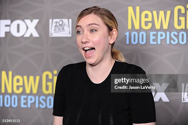 Producer Elizabeth Meriwether attends Fox's "New Girl" 100th episode party at W Los Angeles West Beverly Hills on March 2, 2016 in Los Angeles,...
